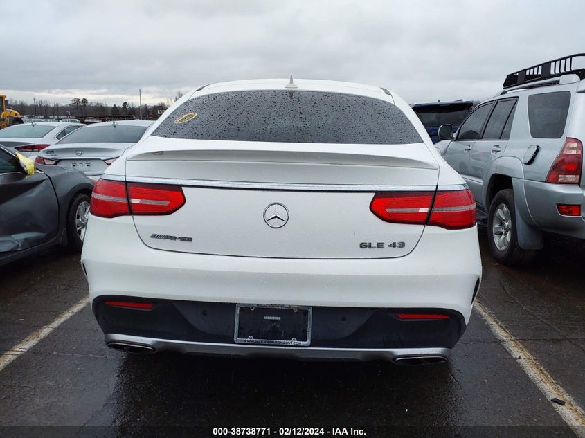 2018 MERCEDES-BENZ AMG GLE 43 COUPE 4MATIC 4JGED6EB4JA103470