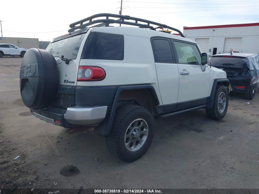 2013 Toyota Fj Cruiser VIN: JTEBU4BF1DK157452 Lot: 38738819