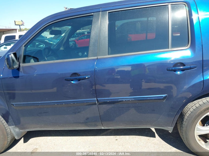 2014 HONDA PILOT EXL - 5FNYF3H58EB022369