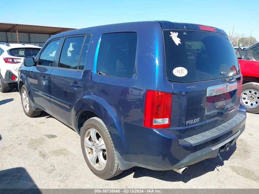 2014 HONDA PILOT EXL - 5FNYF3H58EB022369
