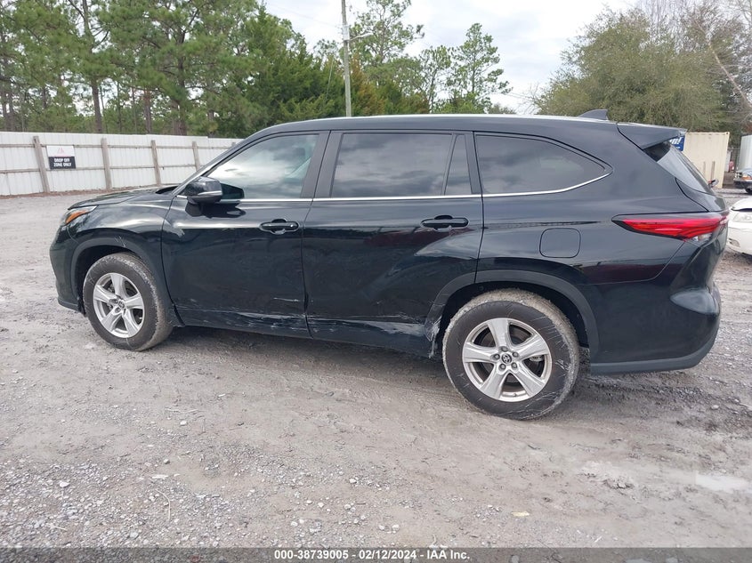 2023 TOYOTA HIGHLANDER VIN: 5TDKDRAH3PS039646