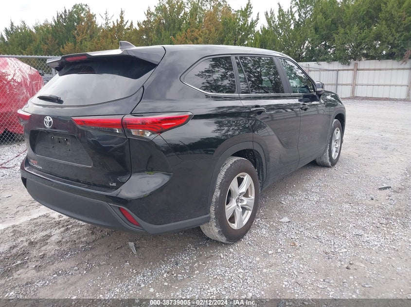 2023 TOYOTA HIGHLANDER VIN: 5TDKDRAH3PS039646