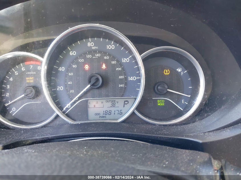 2014 TOYOTA COROLLA LE ECO PLUS - 2T1BPRHE6EC007203