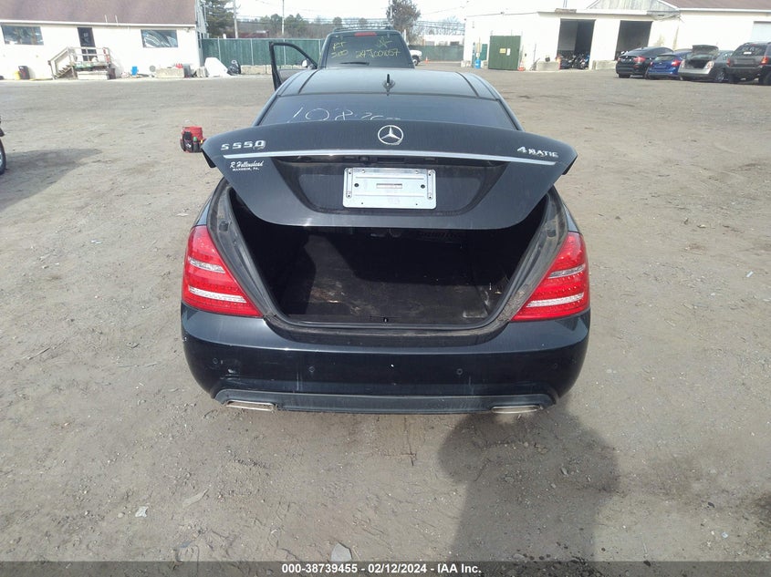 2013 MERCEDES-BENZ S 550 4MATIC WDDNG9EB1DA527244