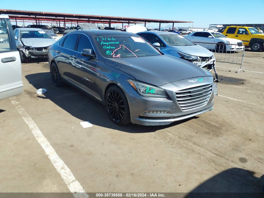 2015 Hyundai Genesis 5.0 VIN: KMHGN4JF4FU046695 Lot: 38739558