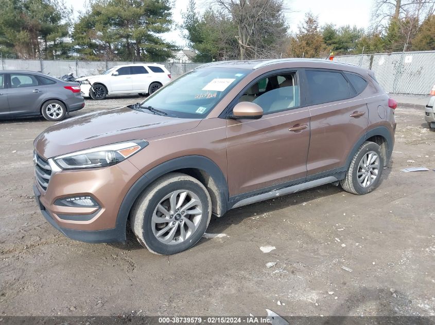 2017 Hyundai Tucson Se VIN: KM8J33A42HU389240 Lot: 38739579