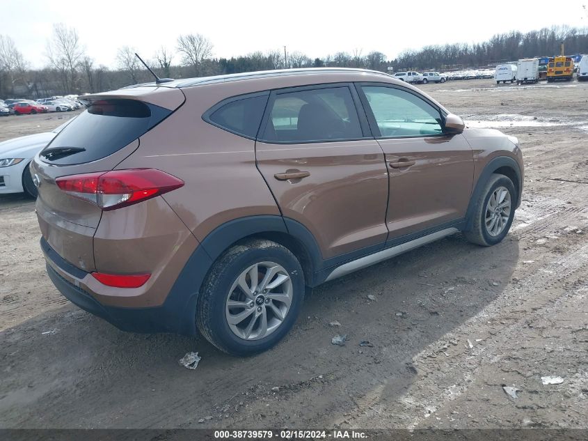 2017 Hyundai Tucson Se VIN: KM8J33A42HU389240 Lot: 38739579