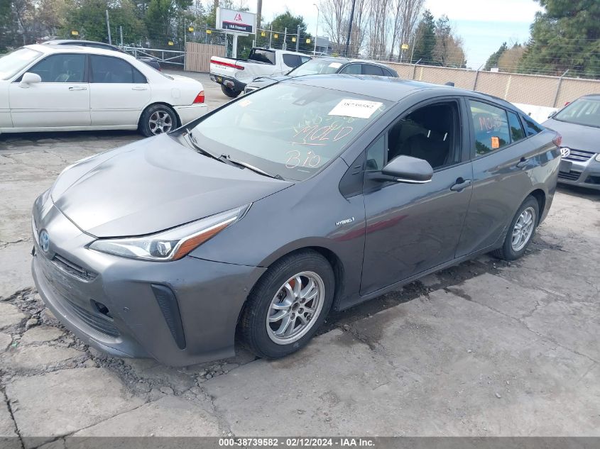 2021 Toyota Prius Le VIN: JTDKAMFU8M3148327 Lot: 38739582