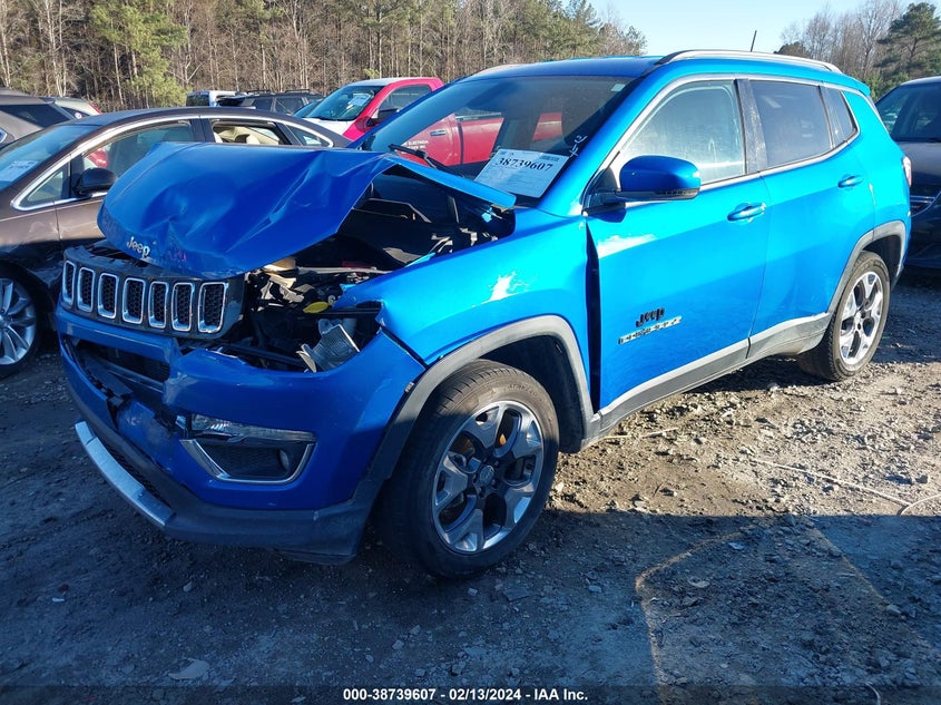 VIN 3C4NJCCB3LT187646 2020 JEEP COMPASS LIMITED FWD