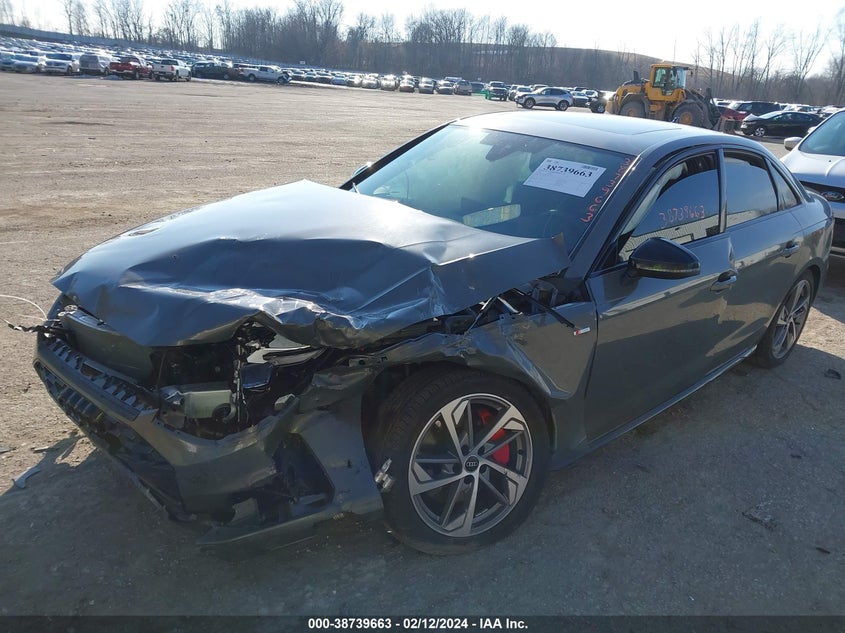 VIN WAUEAAF46PA015655 2023 AUDI A4 PREMIUM PLUS 45 TFSI S LINE QUATTRO S TRONIC