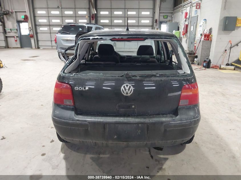 2002 Volkswagen Golf Gls 2.0L VIN: 9BWGK61J024033472 Lot: 38739940