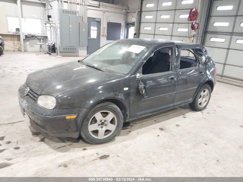 2002 Volkswagen Golf Gls 2.0L VIN: 9BWGK61J024033472 Lot: 38739940