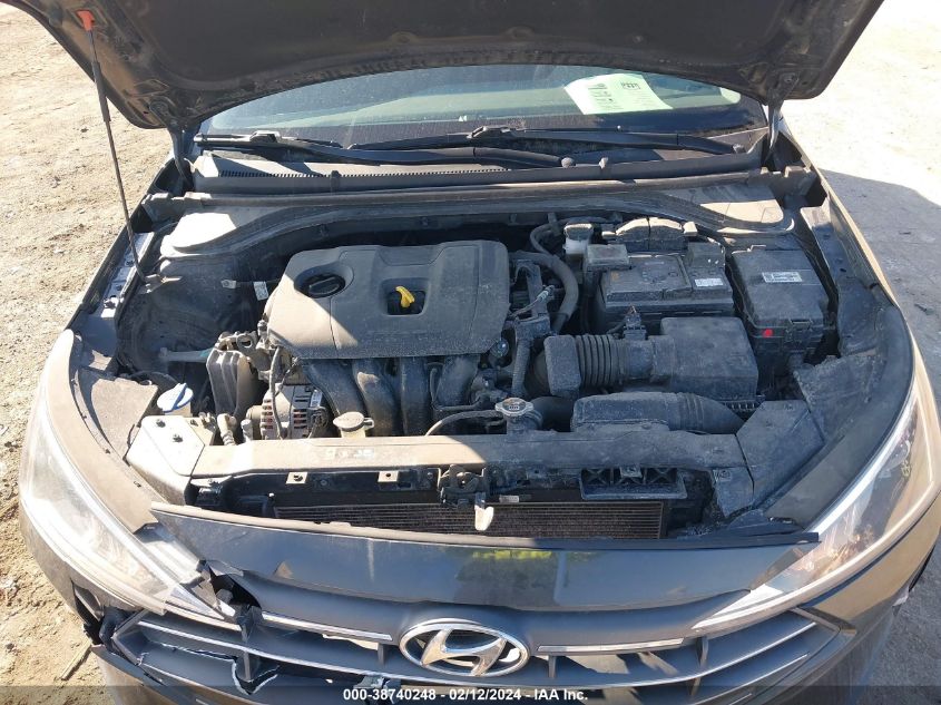 2020 Hyundai Elantra Sel VIN: 5NPD84LF7LH598354 Lot: 38740248