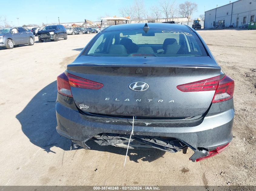 2020 Hyundai Elantra Sel VIN: 5NPD84LF7LH598354 Lot: 38740248