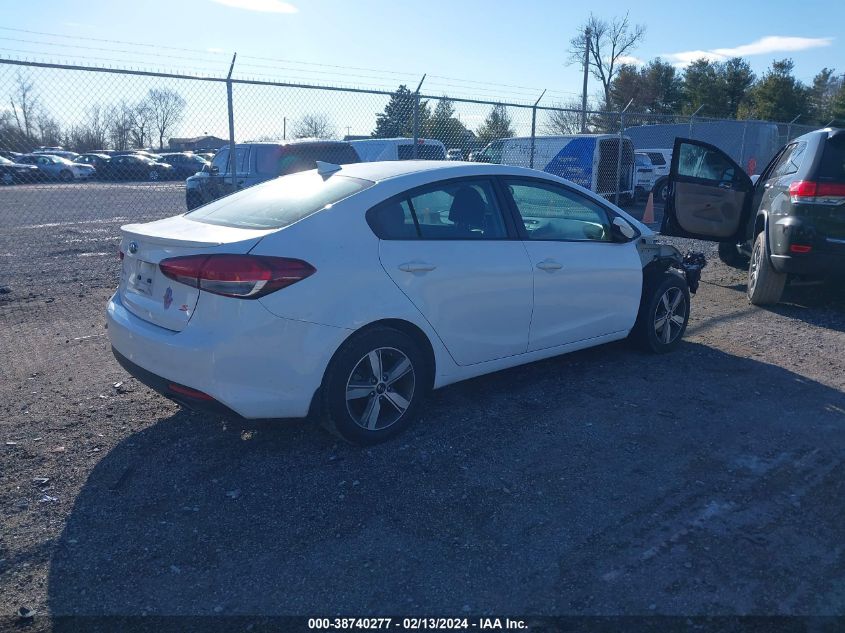 2018 Kia Forte S VIN: 3KPFL4A74JE261337 Lot: 38740277