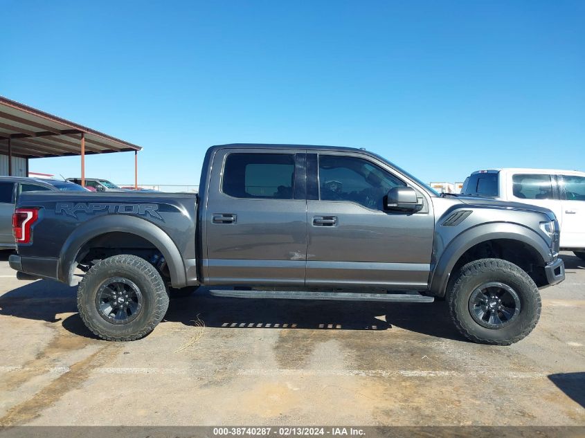 2018 Ford F-150 Raptor VIN: 1FTFW1RGXJFB22684 Lot: 38740287