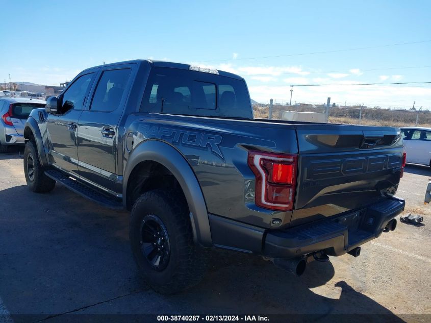 2018 Ford F-150 Raptor VIN: 1FTFW1RGXJFB22684 Lot: 38740287