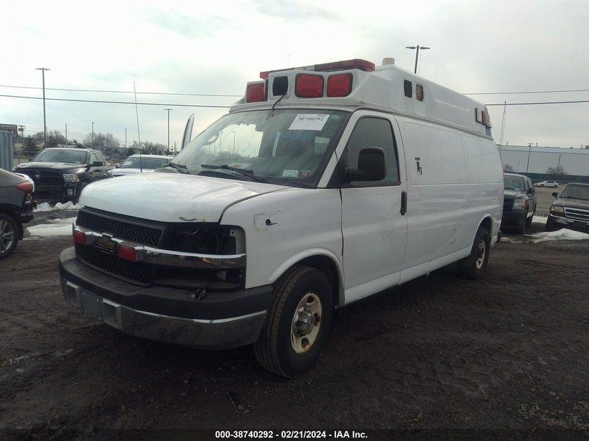 Vin: 1gbzgucl4b1185803, lot: 39222933, chevrolet express 3500 diesel 20112