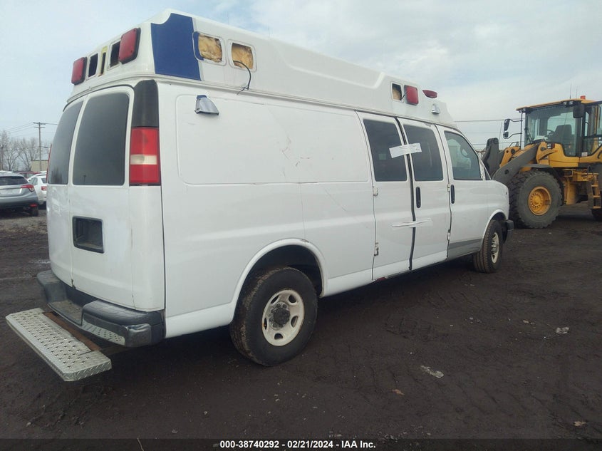 Vin: 1gbzgucl4b1185803, lot: 39222933, chevrolet express 3500 diesel 20114
