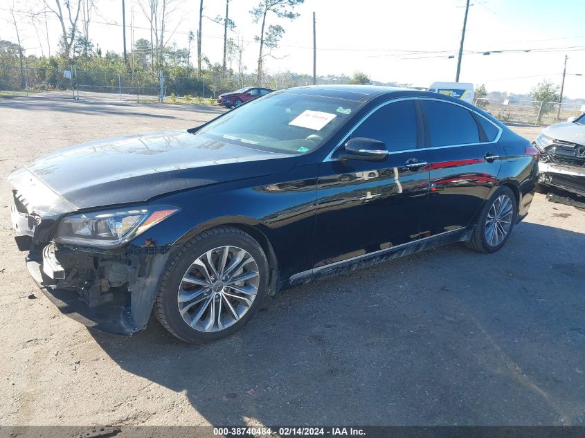 2015 Hyundai Genesis 3.8 VIN: KMHGN4JE5FU080605 Lot: 38740484