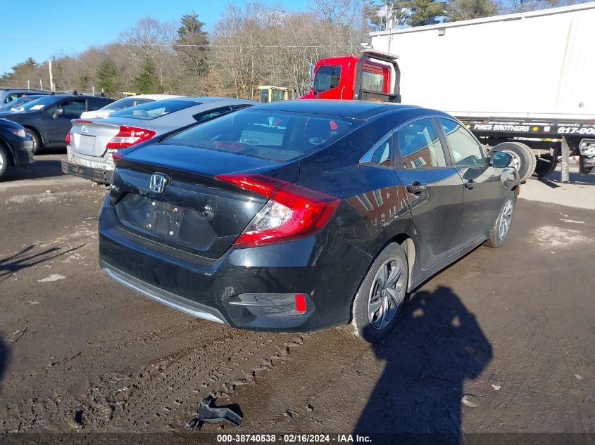 2020 Honda Civic Lx VIN: 2HGFC2F61LH597203 Lot: 38740538