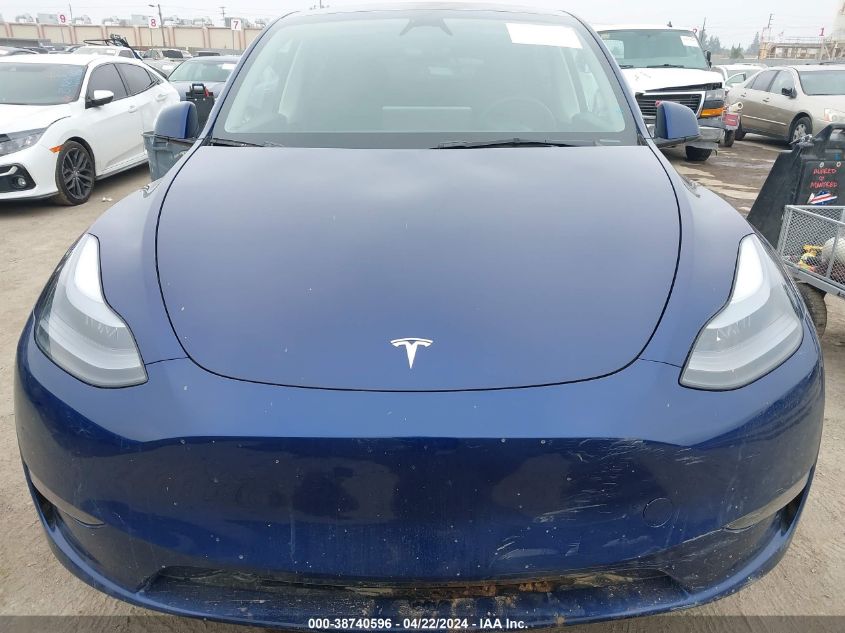 2023 Tesla Model Y Awd/Long Range Dual Motor All-Wheel Drive VIN: 7SAYGDEE4PF858516 Lot: 50177194