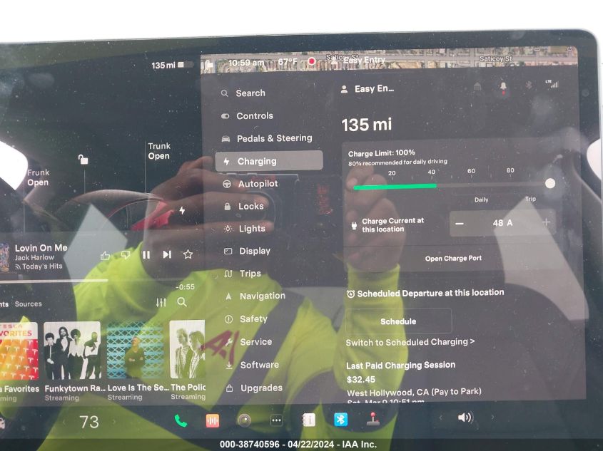 2023 Tesla Model Y Awd/Long Range Dual Motor All-Wheel Drive VIN: 7SAYGDEE4PF858516 Lot: 38740596