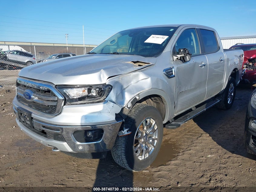 VIN 1FTER4FH0KLB13268 2019 FORD RANGER LARIAT