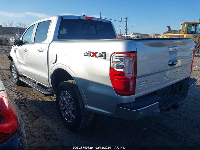 VIN 1FTER4FH0KLB13268 2019 FORD RANGER LARIAT
