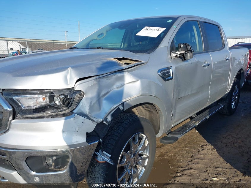 VIN 1FTER4FH0KLB13268 2019 FORD RANGER LARIAT