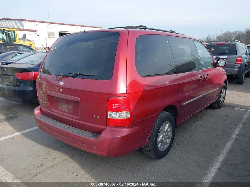 2005 Kia Sedona Ex/Lx VIN: KNDUP131156651536 Lot: 38740887