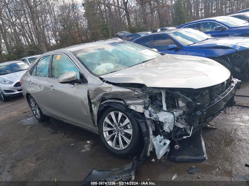 2016 Toyota Camry Hybrid Xle VIN: 4T1BD1FK6GU191174 Lot: 38741236