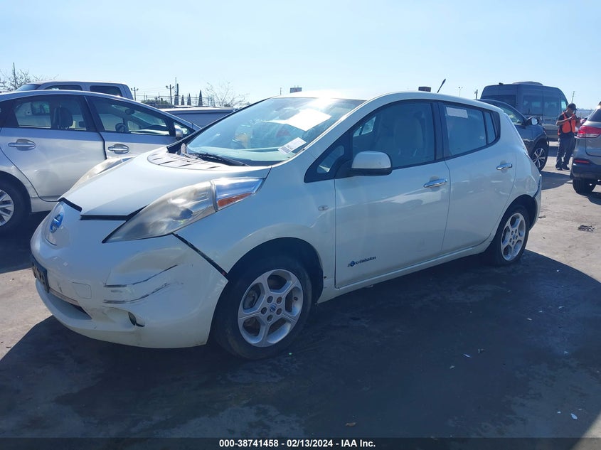 2011 Nissan Leaf Sl VIN: JN1AZ0CP6BT002472 Lot: 38741458