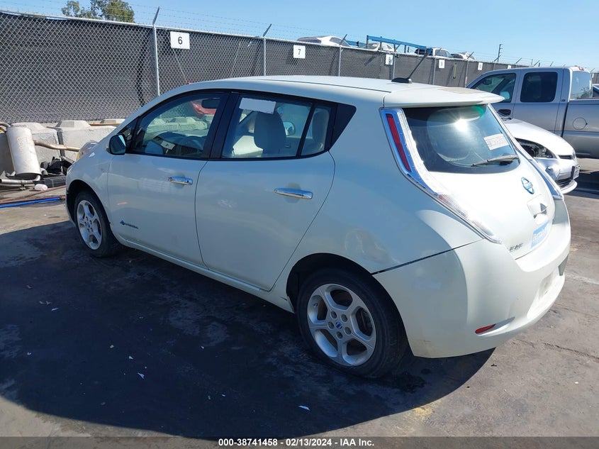 2011 Nissan Leaf Sl VIN: JN1AZ0CP6BT002472 Lot: 38741458