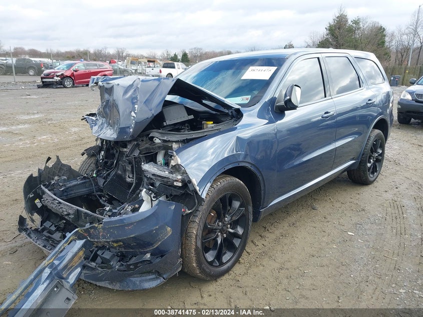 VIN 1C4RDJDG6LC205124 2020 DODGE DURANGO GT PLUS AWD