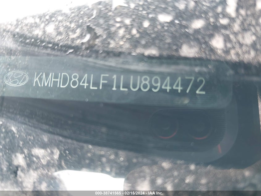 2020 HYUNDAI ELANTRA SEL/VALUE/LIMITED - KMHD84LF1LU894472