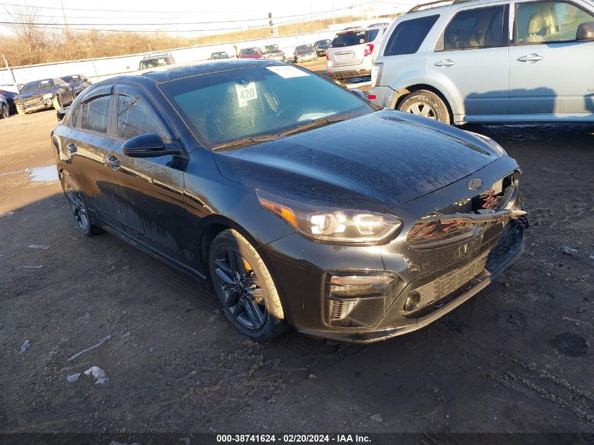 2021 Kia Forte Gt-Line VIN: 3KPF34AD6ME400930 Lot: 38741624