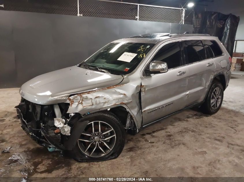 VIN 1C4RJFBG8JC489619 2018 JEEP GRAND CHEROKEE LIMITED 4X4