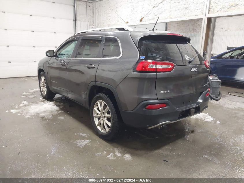 2014 Jeep Cherokee Limited VIN: 1C4PJMDS2EW290924 Lot: 38741932