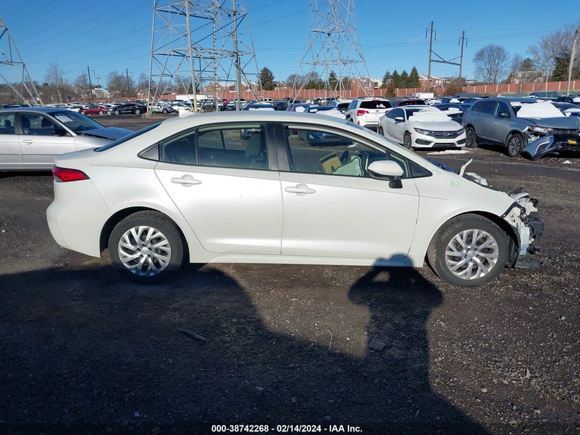 VIN JTDEPRAE9LJ003655 2020 TOYOTA COROLLA LE