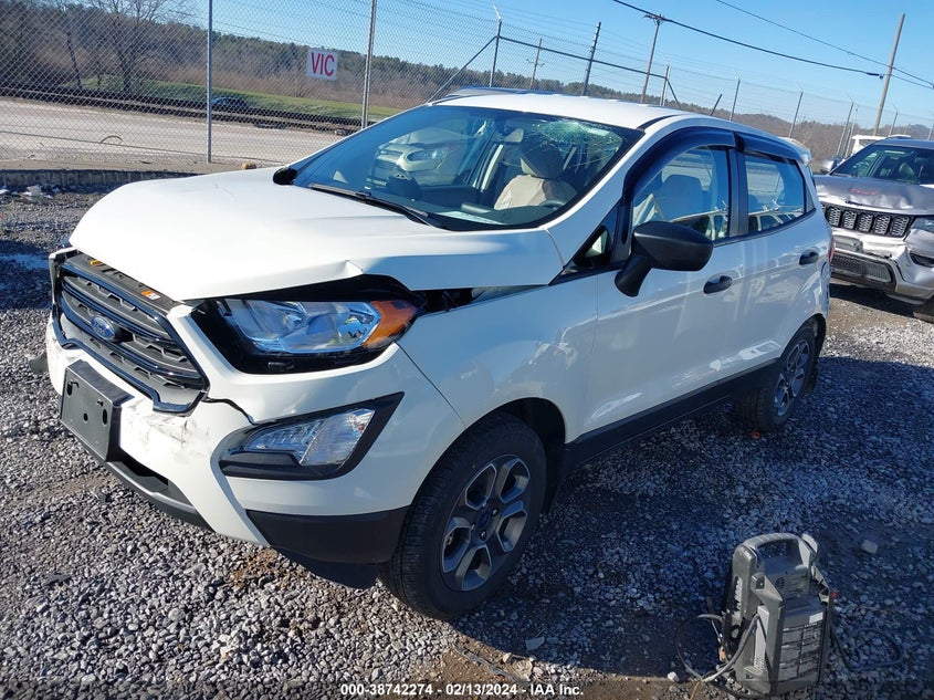 VIN MAJ6S3FL3MC407585 2021 FORD ECOSPORT S