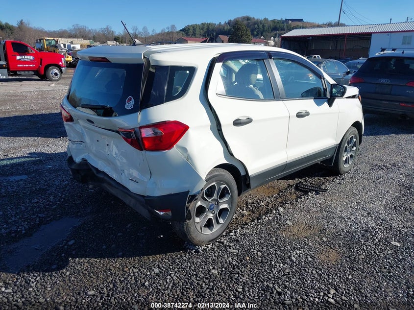 VIN MAJ6S3FL3MC407585 2021 FORD ECOSPORT S