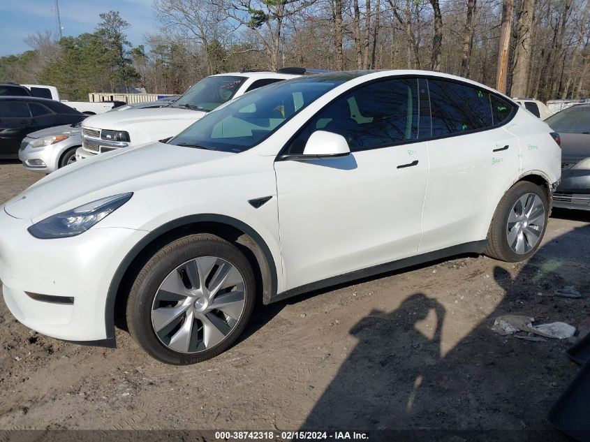 2021 Tesla Model Y Long Range Dual Motor All-Wheel Drive VIN: 5YJYGDEEXMF176765 Lot: 38742318