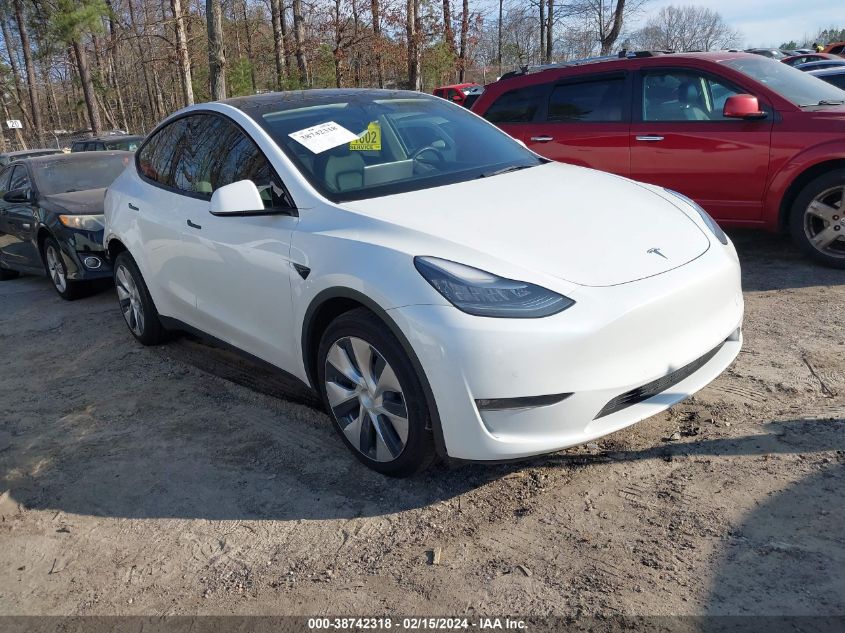 2021 Tesla Model Y Long Range Dual Motor All-Wheel Drive VIN: 5YJYGDEEXMF176765 Lot: 38742318