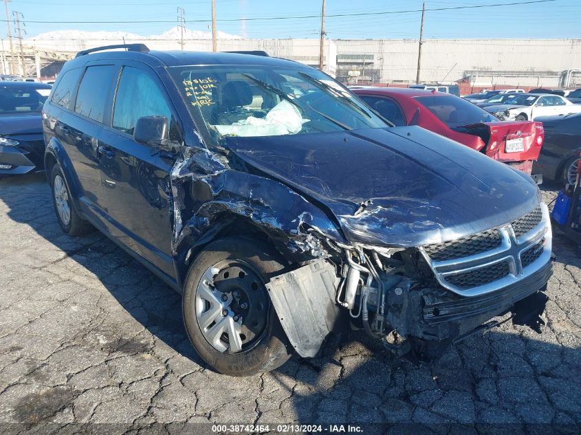 2018 Dodge Journey Se VIN: 3C4PDCAB7JT508846 Lot: 38742464