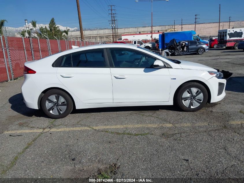 2019 Hyundai Ioniq Hybrid Blue VIN: KMHC65LC1KU180529 Lot: 38742466