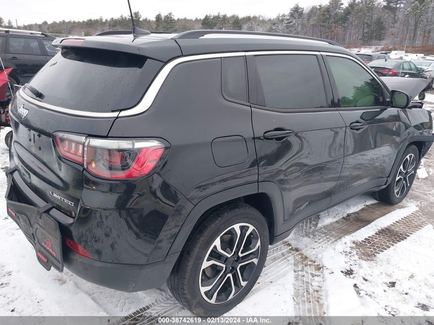 VIN 3C4NJDCB6NT107376 2022 JEEP COMPASS LIMITED 4X4