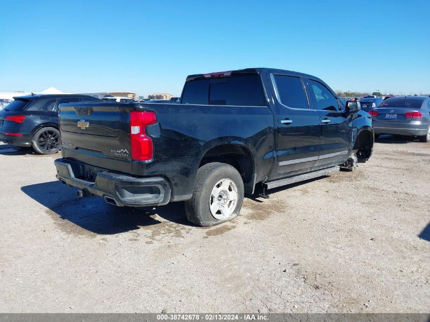 2022 Chevrolet Silverado 1500 4Wd Short Bed High Country VIN: 3GCUDJED7NG524188 Lot: 38742678