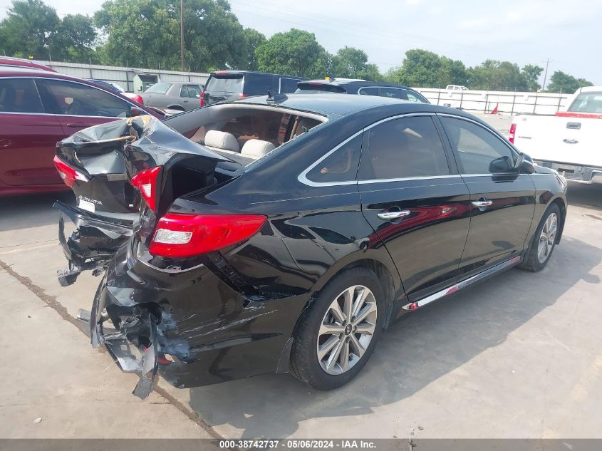 2017 Hyundai Sonata Limited VIN: 5NPE34AF2HH452957 Lot: 38742737