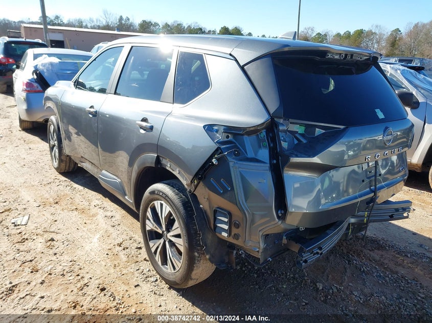 VIN 5N1BT3BAXPC740828 2023 NISSAN ROGUE SV